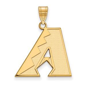 10K Yellow Gold MLB Arizona Diamondbacks Large Pendant